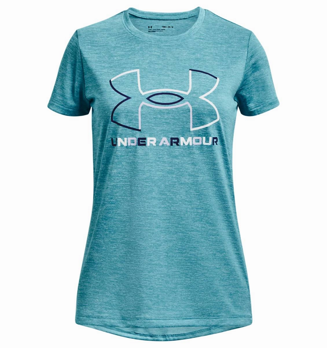 Under Armour Girls' Tech Big Logo Twist Short Sleeve Tee