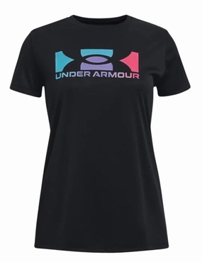 Under Armour Girls' Tech Box Logo Short Sleeve Shirt