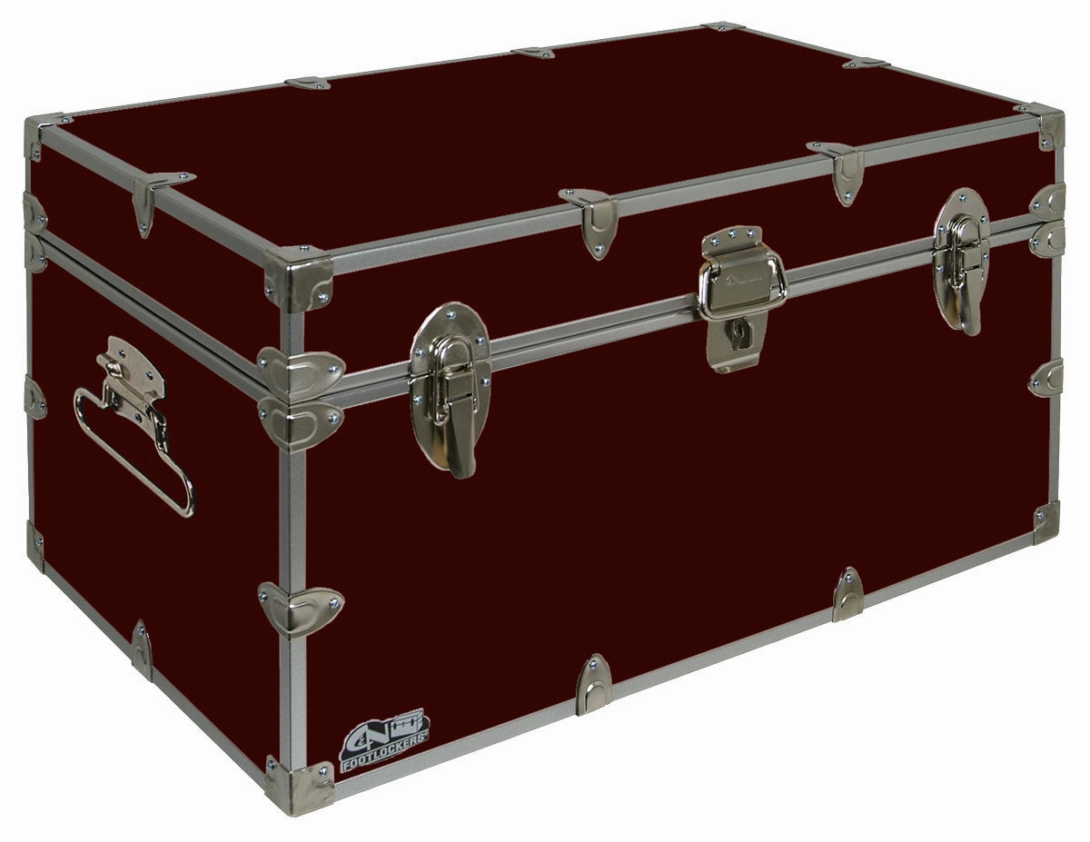 UnderGrad Steel Footlocker Trunk 32x18x16.5"