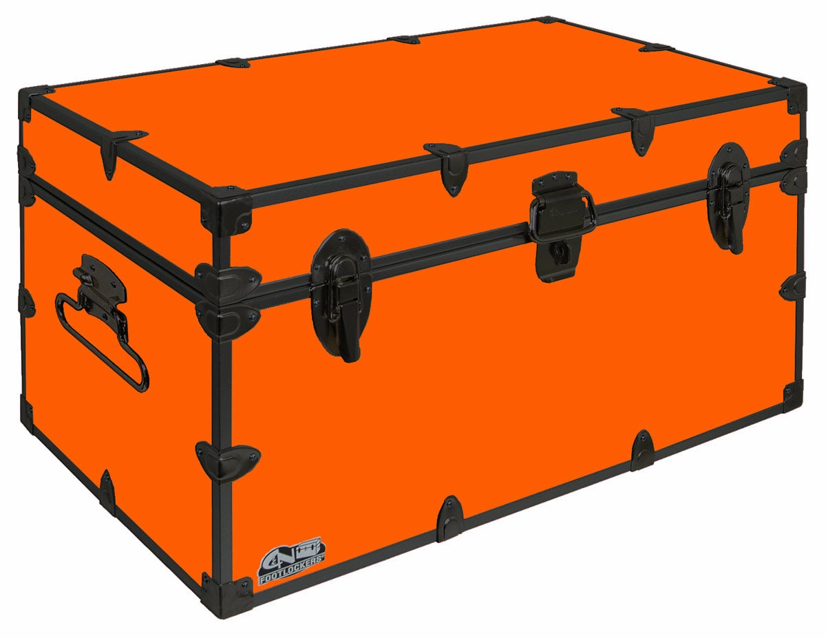 UnderGrad Steel Footlocker Trunk 32x18x16.5"