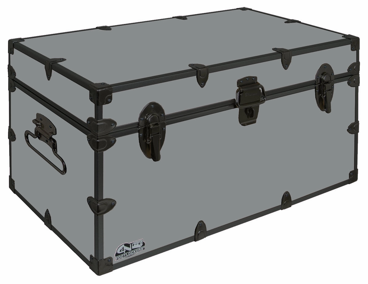 UnderGrad Steel Footlocker Trunk 32x18x16.5"