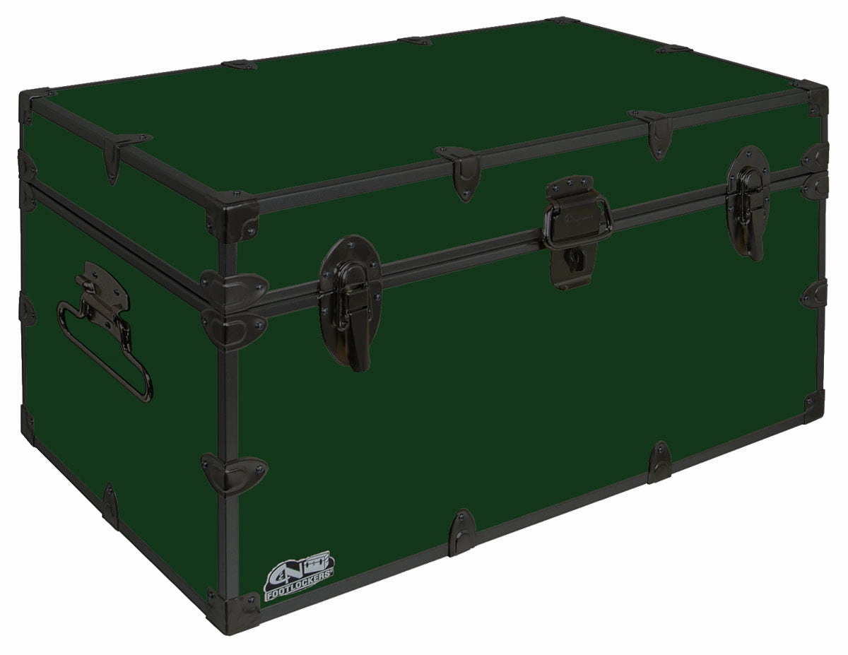 UnderGrad Steel Footlocker Trunk 32x18x16.5"