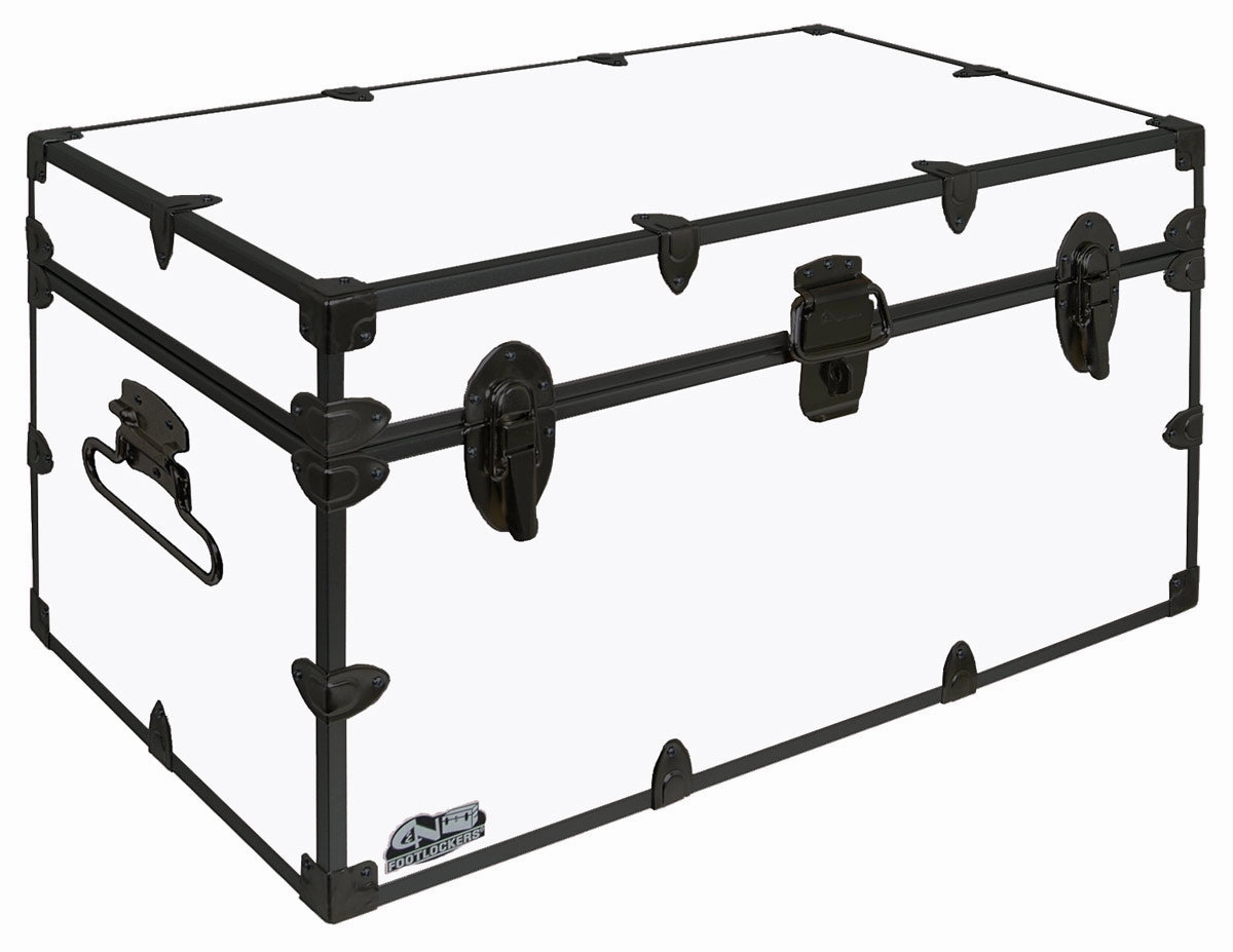 UnderGrad Steel Footlocker Trunk 32x18x16.5"
