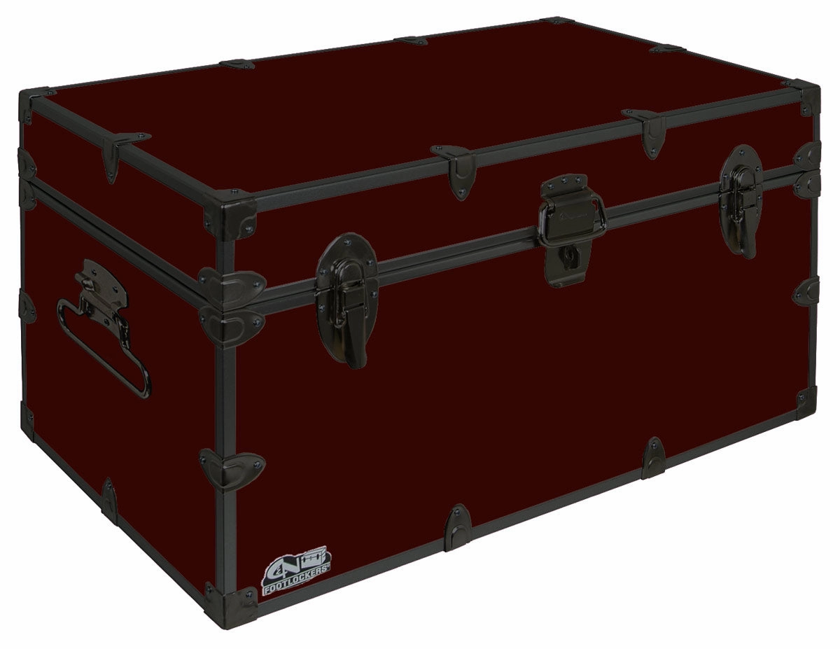 UnderGrad Steel Footlocker Trunk 32x18x16.5"