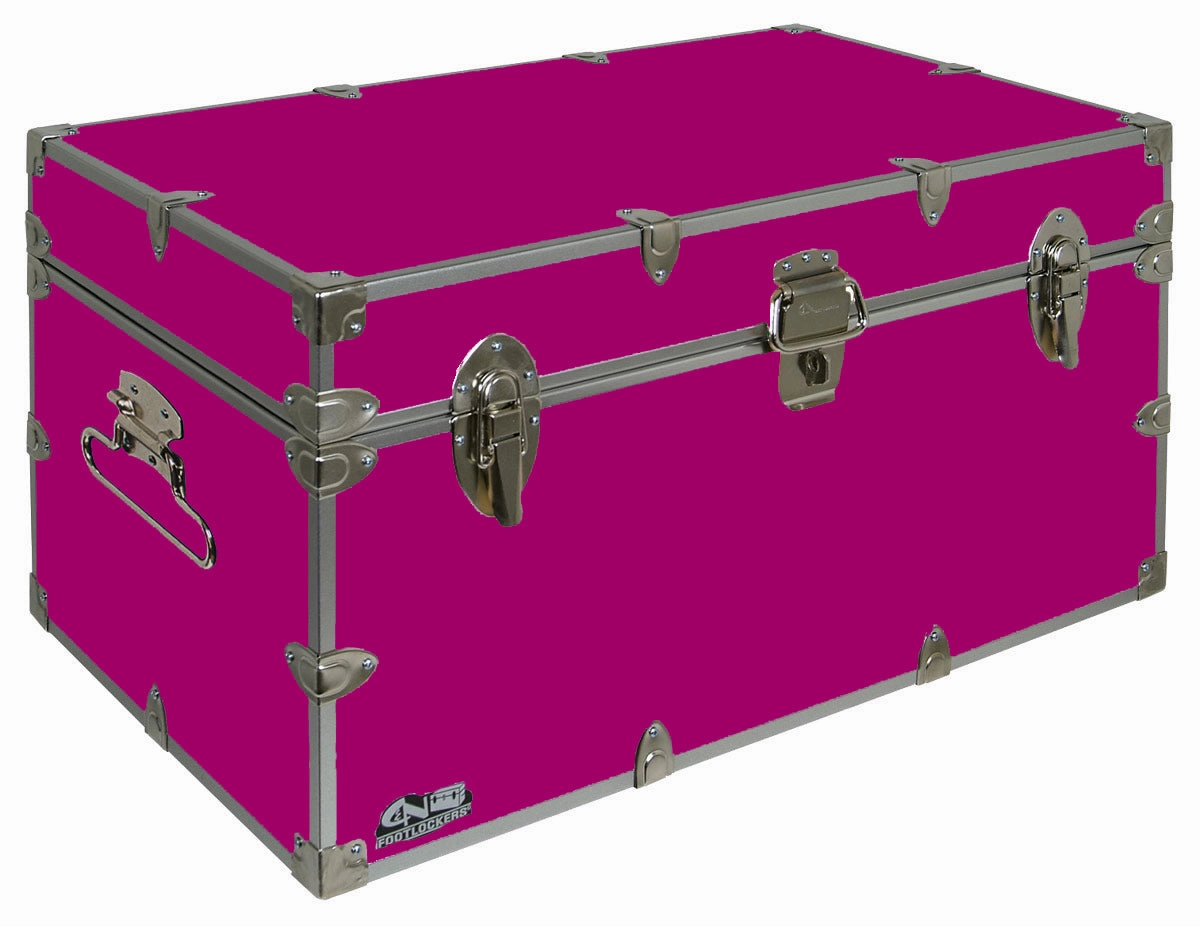 UnderGrad Steel Footlocker Trunk 32x18x16.5"