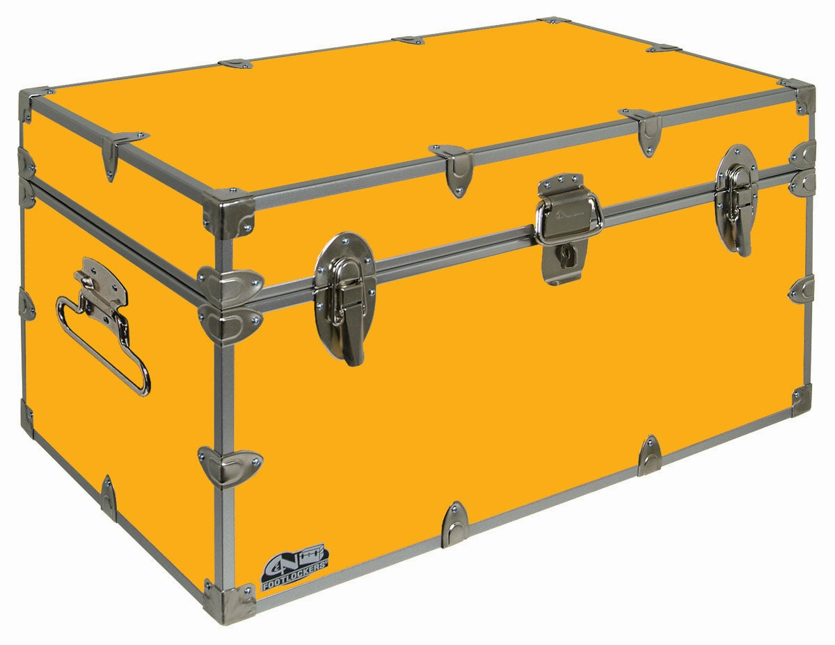 UnderGrad Steel Footlocker Trunk 32x18x16.5"