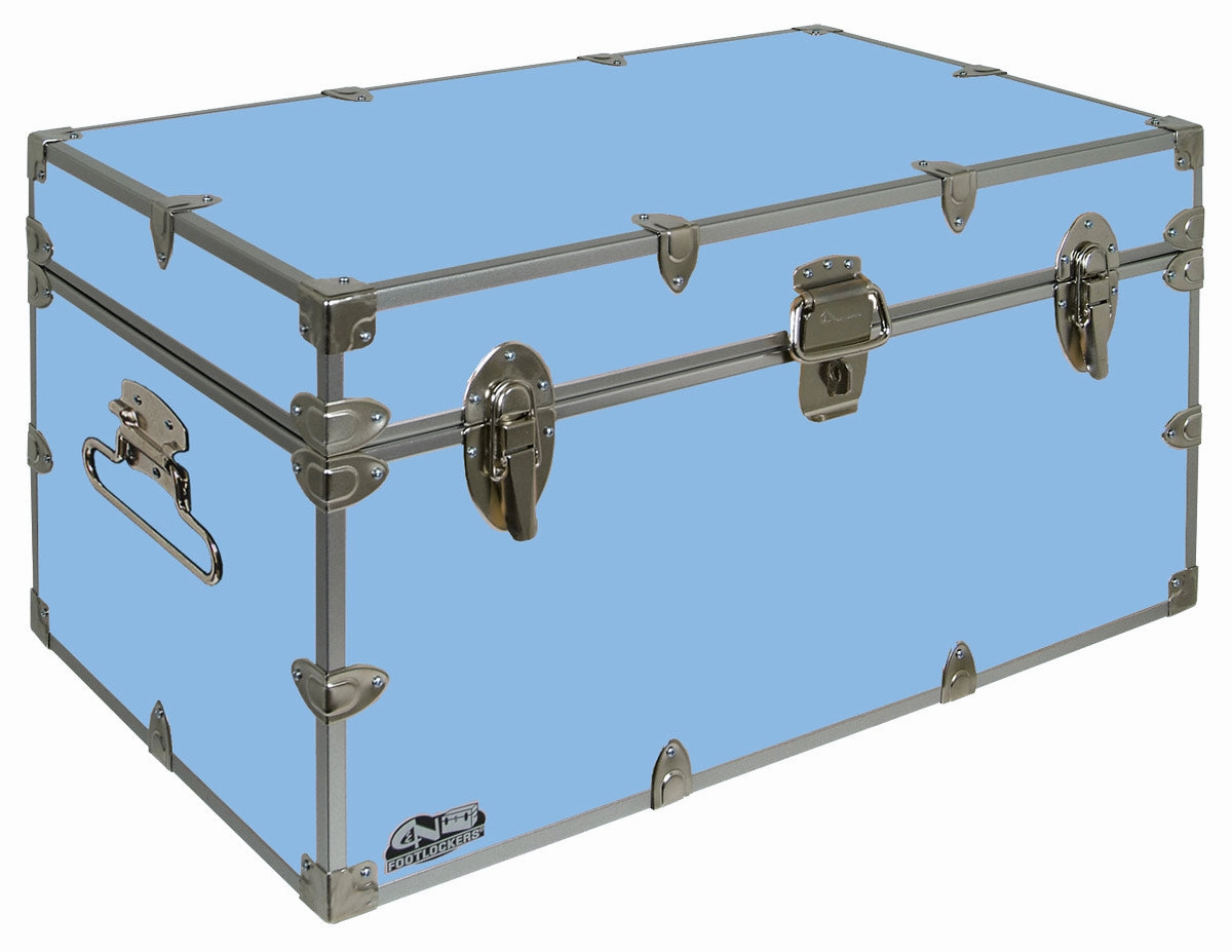 UnderGrad Steel Footlocker Trunk 32x18x16.5"