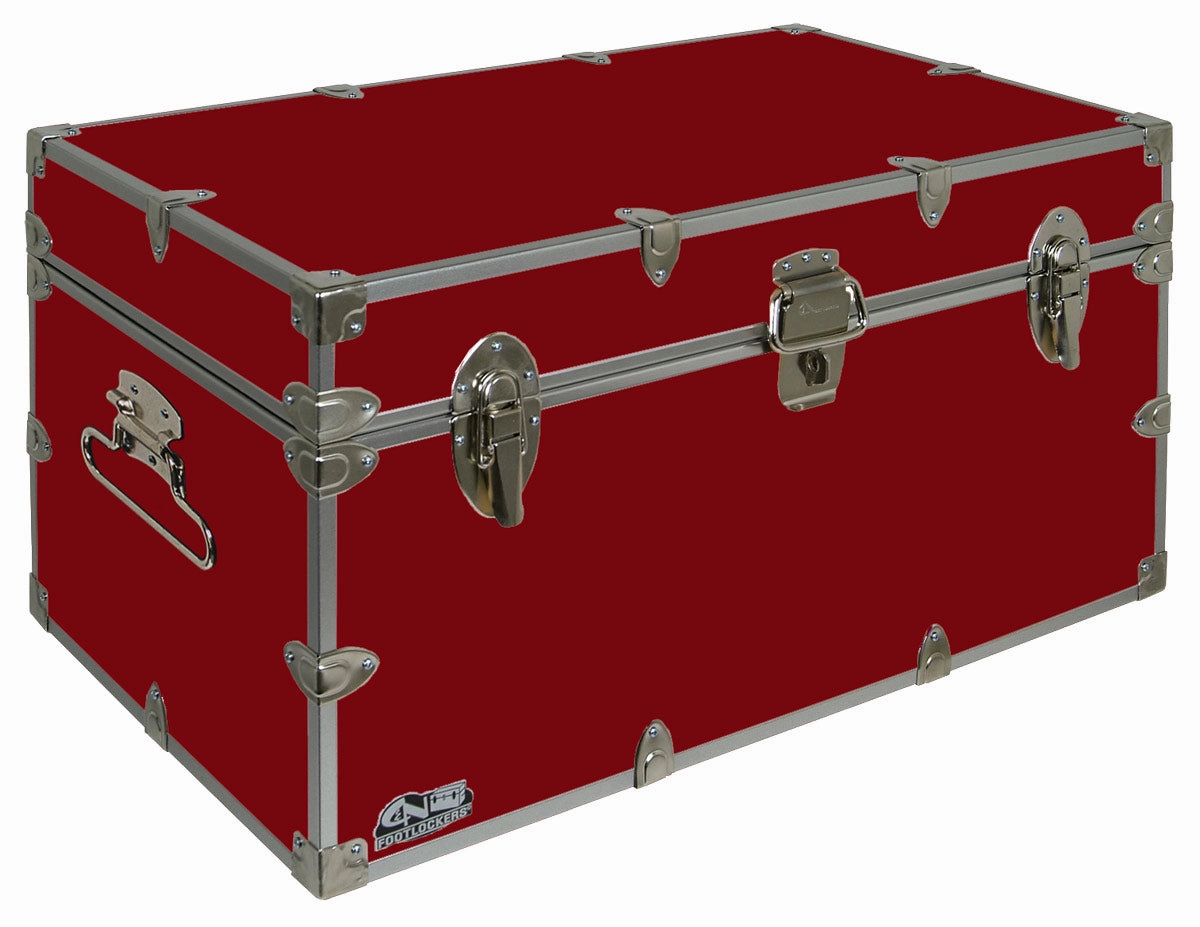 UnderGrad Steel Footlocker Trunk 32x18x16.5"