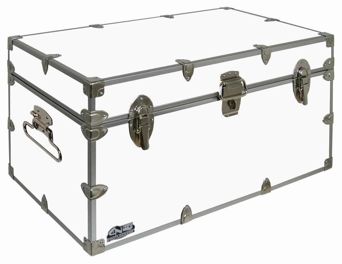 UnderGrad Steel Footlocker Trunk 32x18x16.5"
