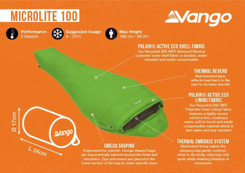 Vango Microlite 100 Sleeping Bag