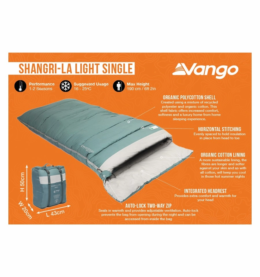 Vango Shangri-La Light Single sleeping bag