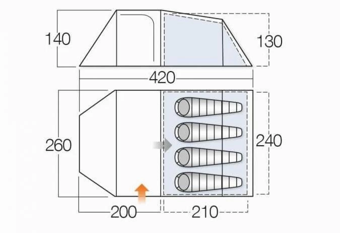 Vango Skye 400 Tent