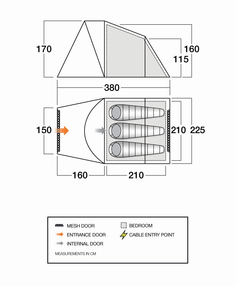 Vango Tiree 350 Tent