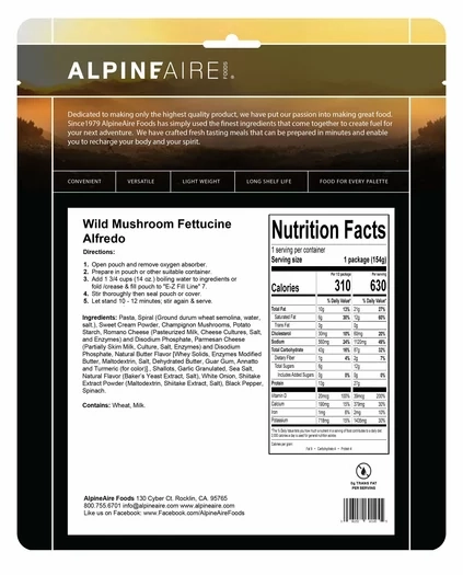 Wild Mushroom Fettuccine Alfredo